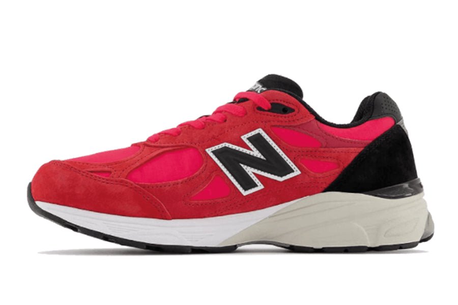 New Balance-990 V3 Red Suede-StoreGoods