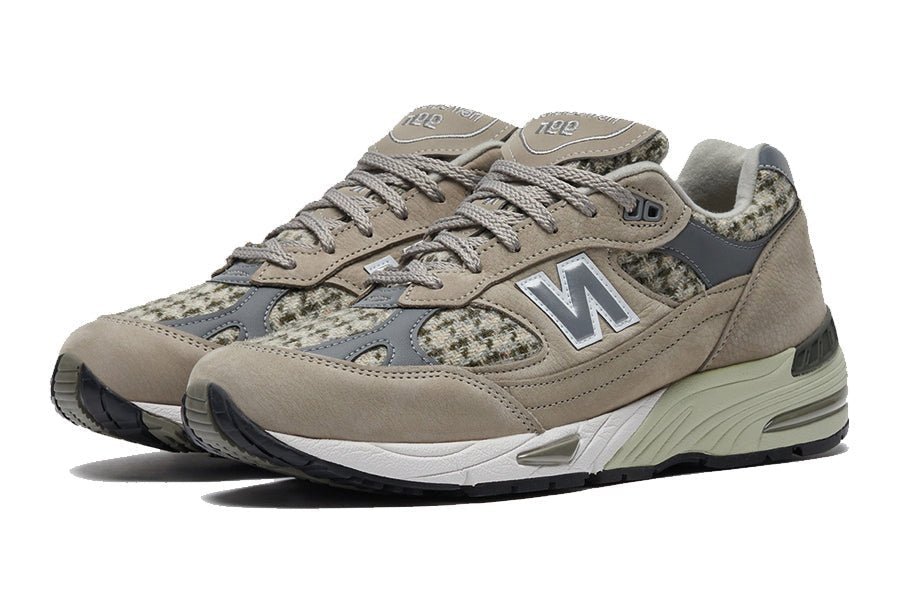 New Balance-991 Beige Harris Tweed-StoreGoods