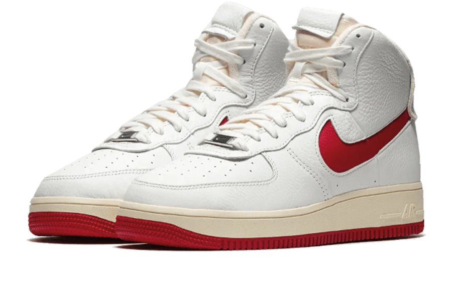 Nike-Air Force 1 High Sculpt Summit White Gym Red-StoreGoods