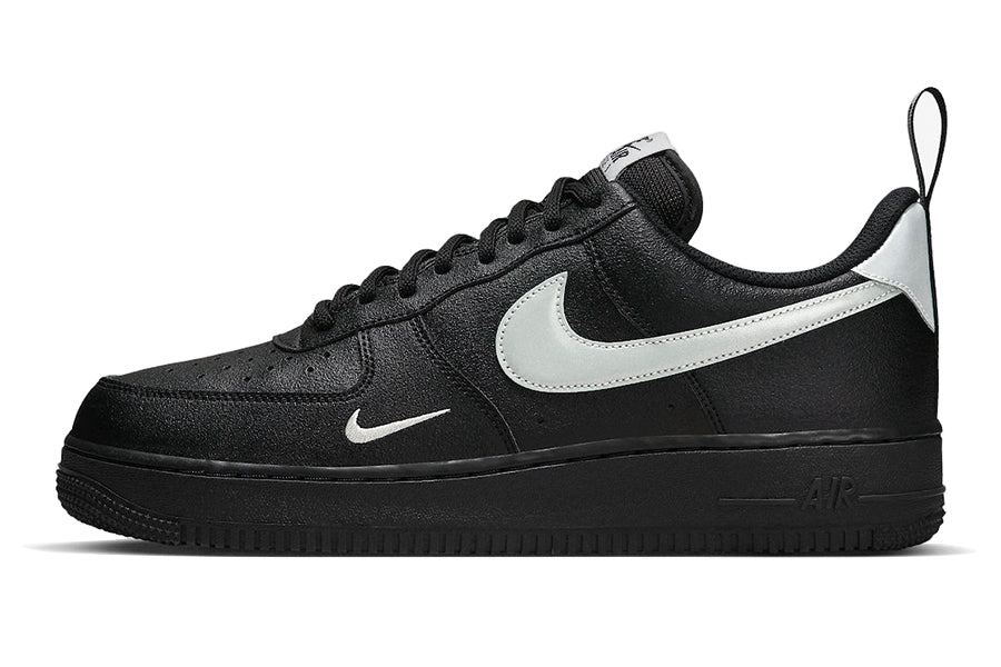 Nike-Air Force 1 Low Black Metallic Silver-StoreGoods