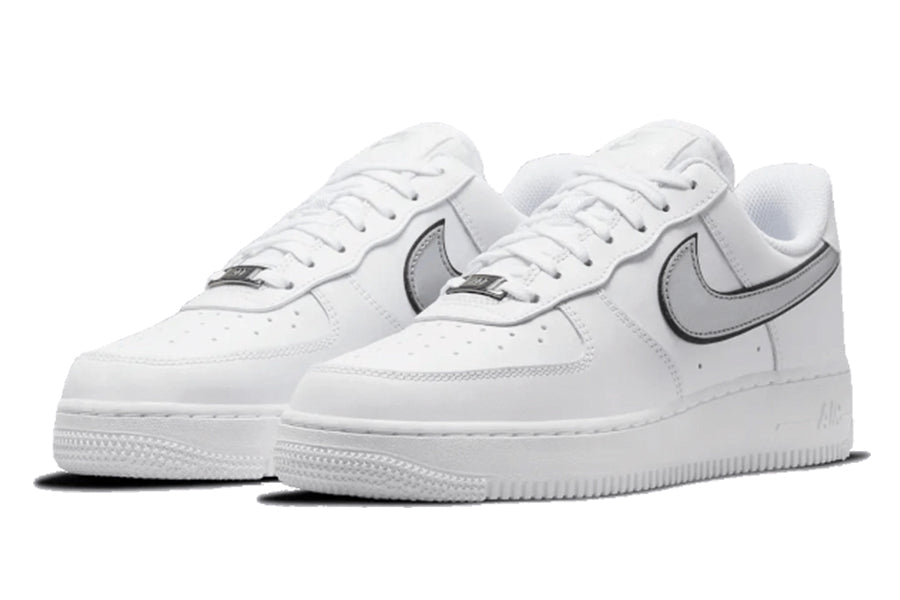 Nike-Air Force 1 Low Essential White Metallic Silver-StoreGoods