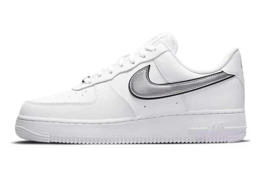 Nike-Air Force 1 Low Essential White Metallic Silver-StoreGoods
