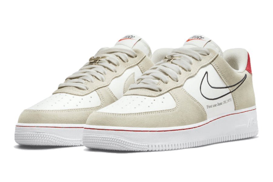 Nike-Air Force 1 Low First Use Light Sail Red-StoreGoods