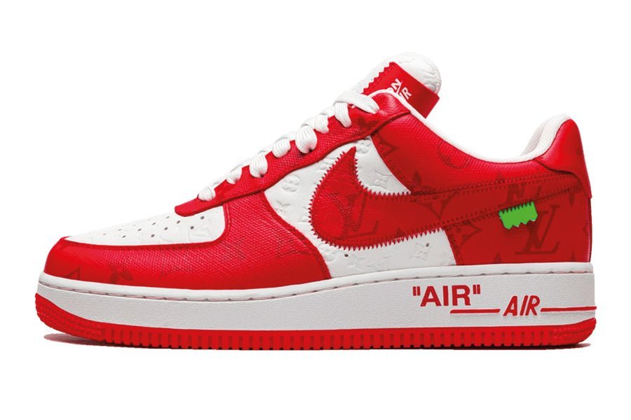 Nike-Air Force 1 Low Louis Vuitton White Red-StoreGoods