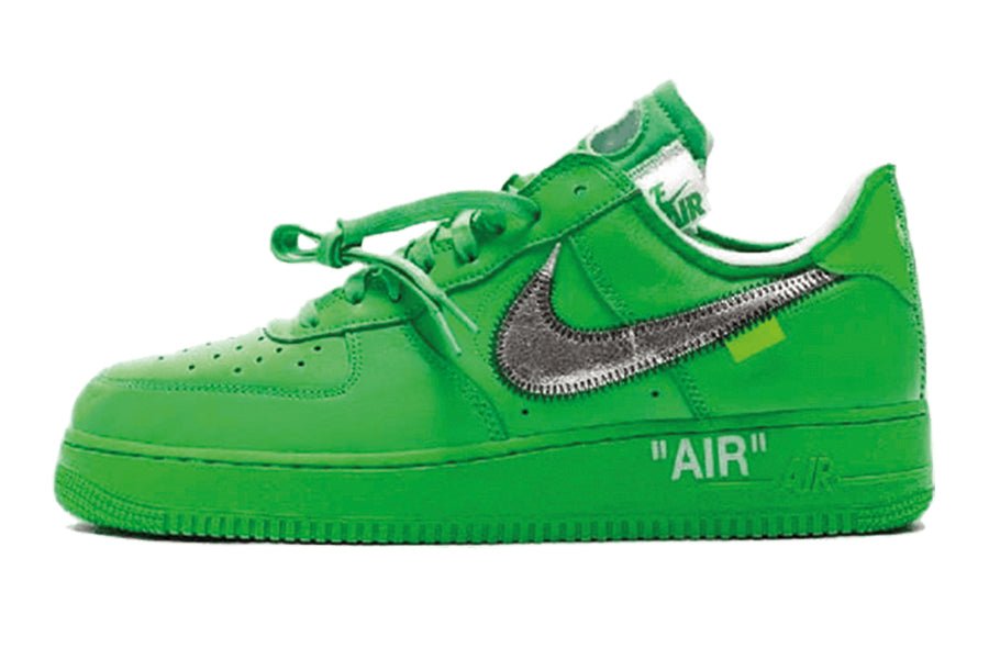 Nike-Air Force 1 Low Off-White Light Green Spark-StoreGoods
