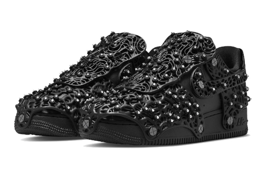 Nike-Air Force 1 Low Swarovski Triple Black-StoreGoods