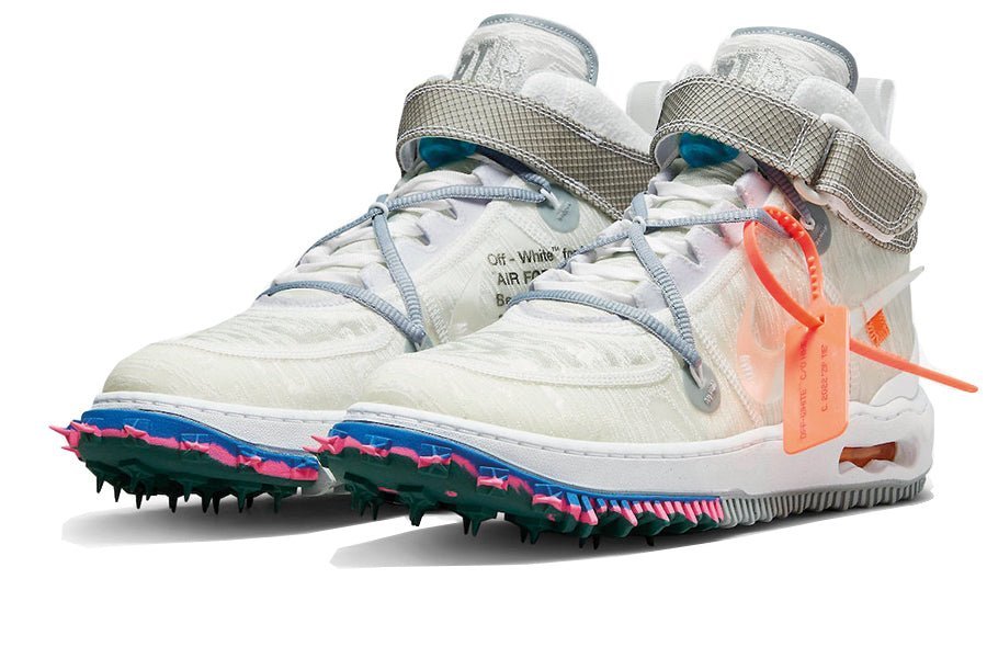 Nike-Air Force 1 Mid Off White Clear White-StoreGoods