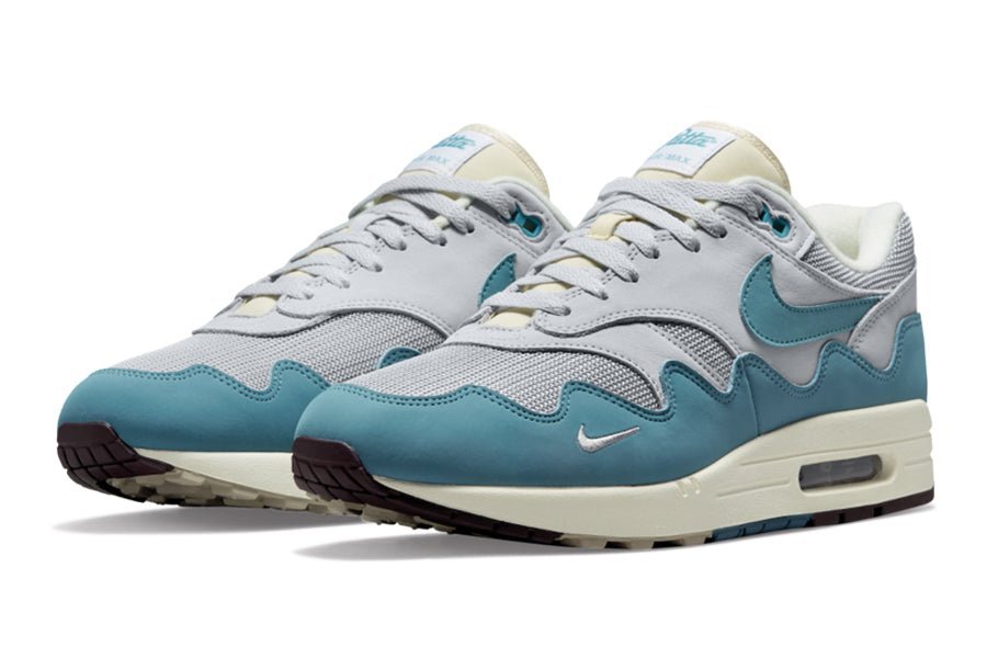 Nike-Air Max 1 Patta Noise Aqua (Special Box + Bracelet)-StoreGoods