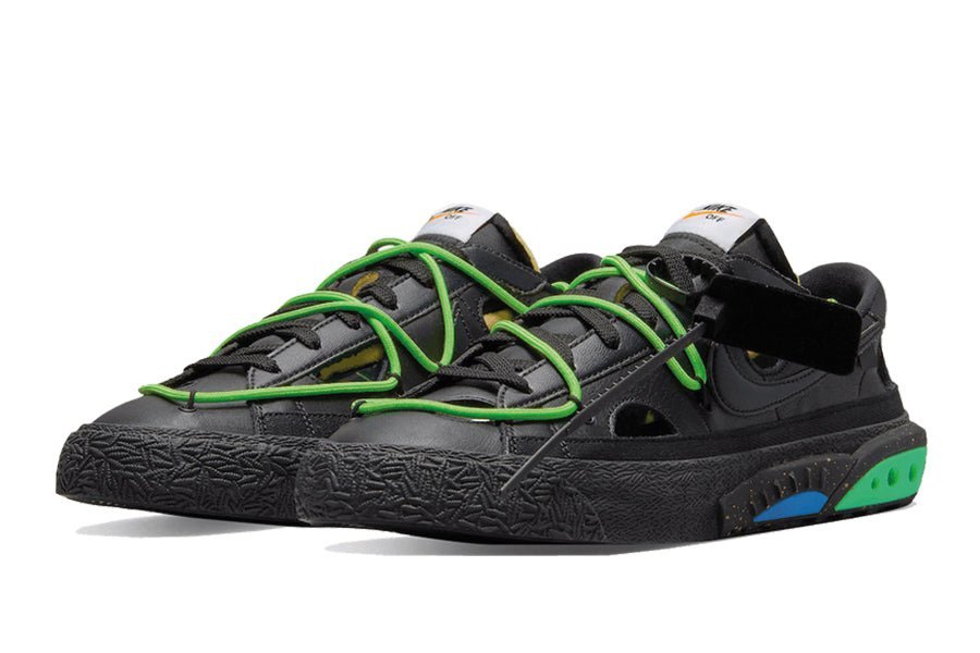 Nike-Blazer Low Off White Black Green-StoreGoods