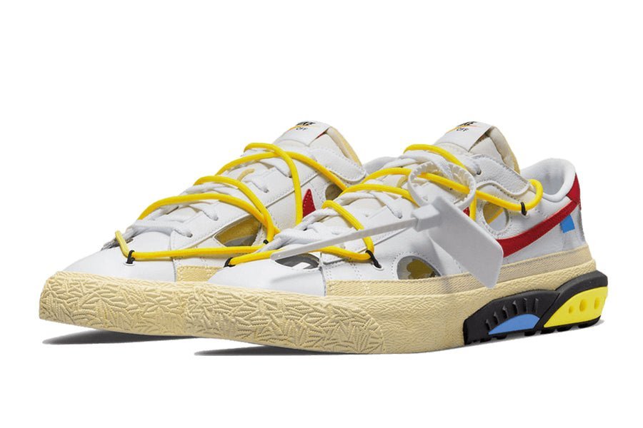 Nike-Blazer Low Off White White University Red-StoreGoods