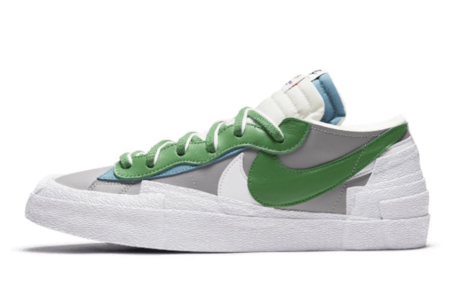 Nike-Blazer Low Sacai Medium Grey Classic Green-StoreGoods