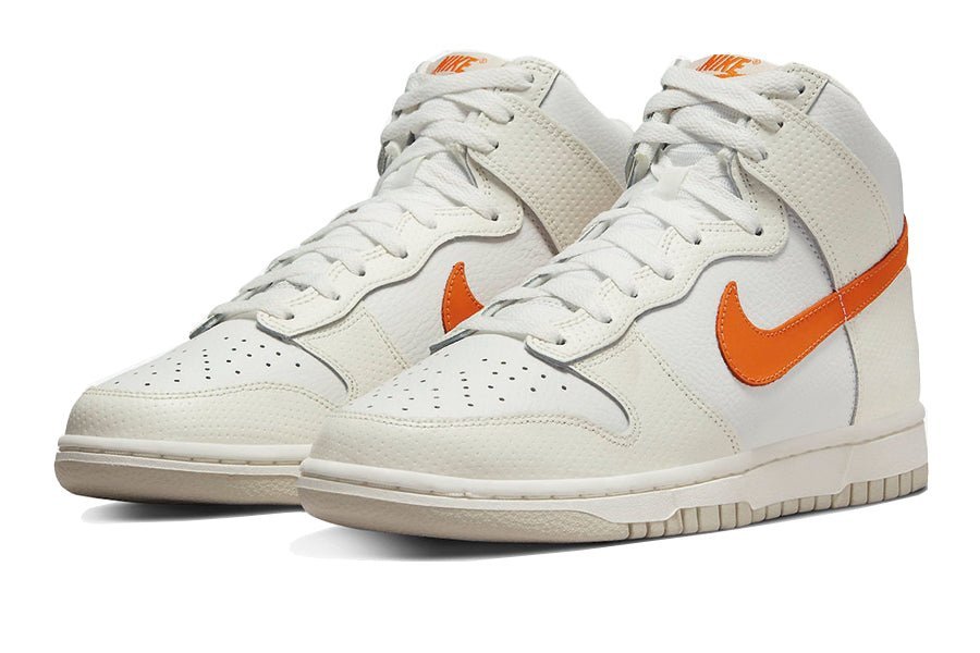 Nike-Dunk High White Orange-StoreGoods