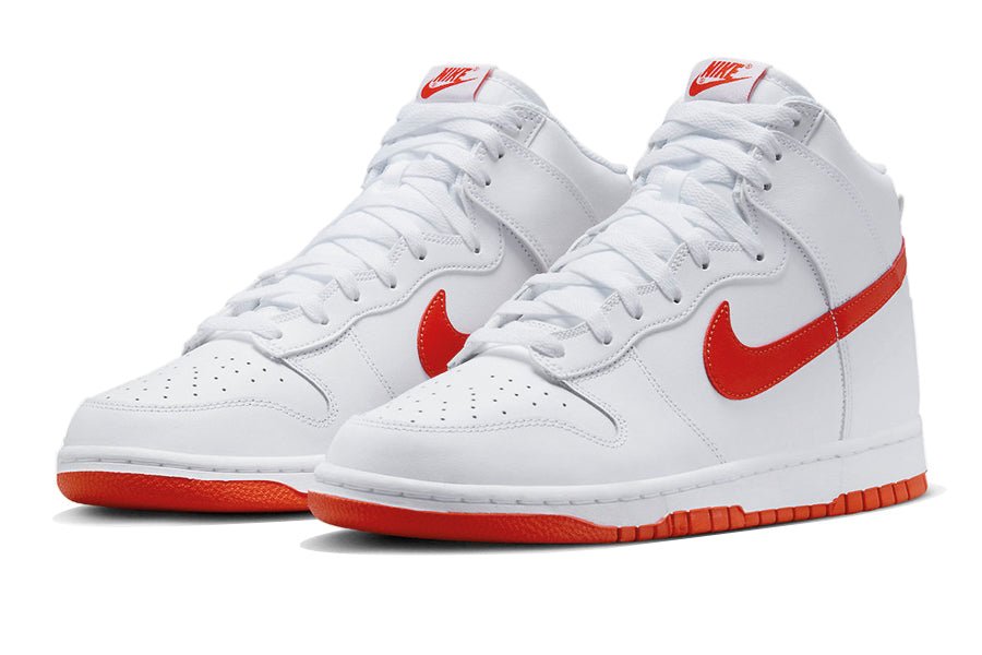 Nike-Dunk High White Picante Red-StoreGoods