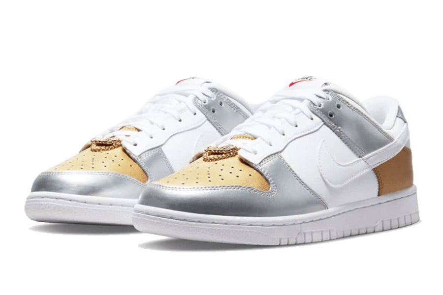 Nike-Dunk Low Gold Silver-StoreGoods