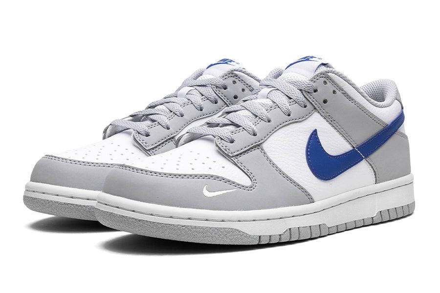 Nike-Dunk Low Mini Swoosh Wolf Grey Game Royal-StoreGoods