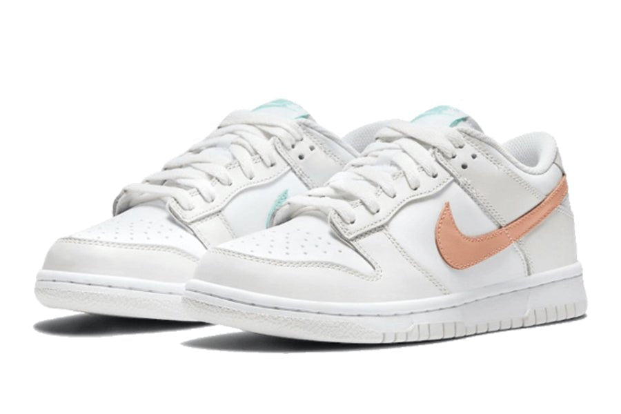 Nike-Dunk Low White Bone Peach Aqua-StoreGoods