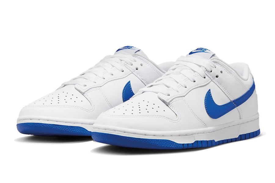 Nike-Dunk Low White Hyper Royal-StoreGoods