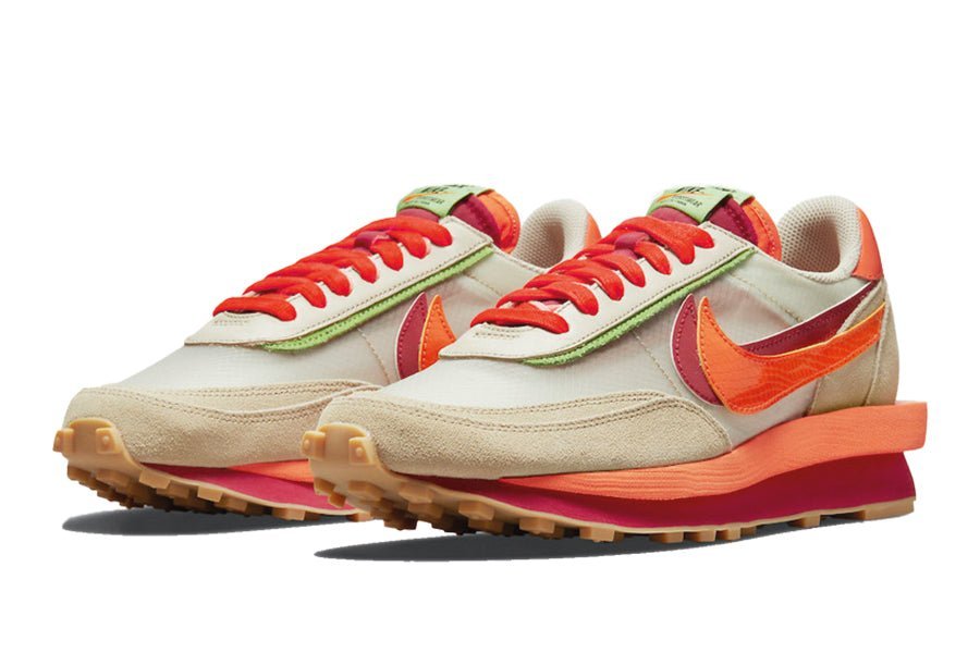 Nike-LD Waffle Sacai Clot Net Orange Blaze-StoreGoods