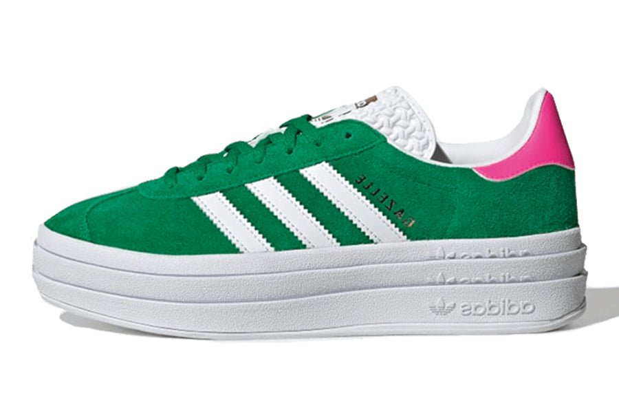 Adidas-Gazelle Bold Green Lucid Pink-StoreGoods