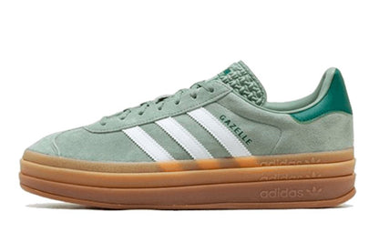 Adidas-Gazelle Bold Silver Green-StoreGoods