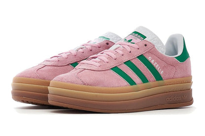 Adidas-Gazelle Bold True Pink Green Cloud White-StoreGoods