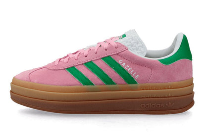 Adidas-Gazelle Bold True Pink Green Cloud White-StoreGoods