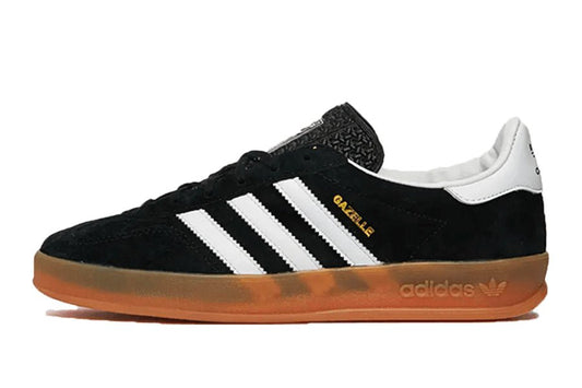 Adidas-Gazelle Indoor Black White Gum-StoreGoods