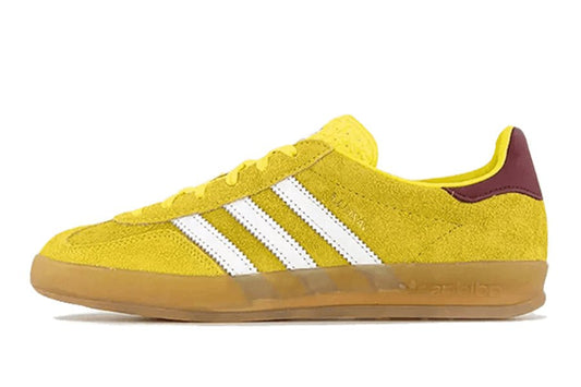 Adidas-Gazelle Indoor Bright Yellow Burgundy-StoreGoods
