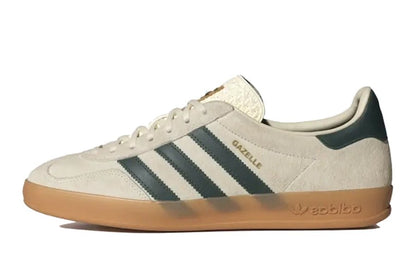 Adidas-Gazelle Indoor Cream White Collegiate Green Gum-StoreGoods