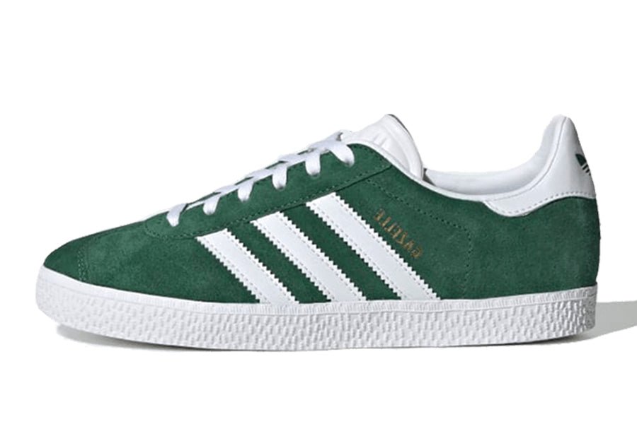 Adidas-Gazelle Junior Dark Green White-StoreGoods