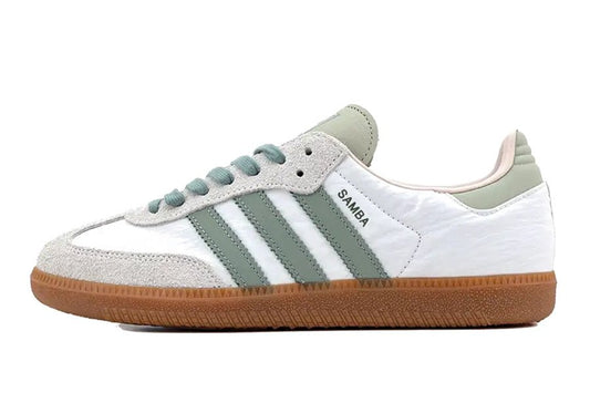 Adidas-Samba OG Cloud White Silver Green-StoreGoods