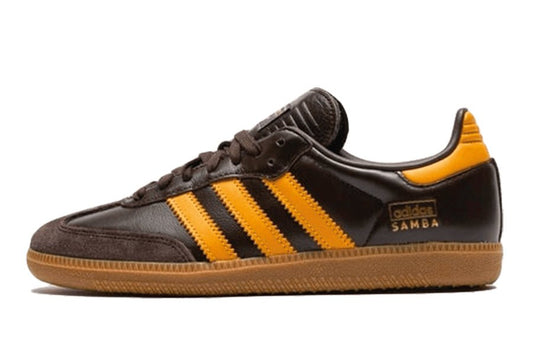 Adidas-Samba OG Dark Brown Yellow-StoreGoods