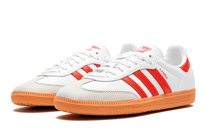 Adidas-Samba OG White Solar Red Gum-StoreGoods