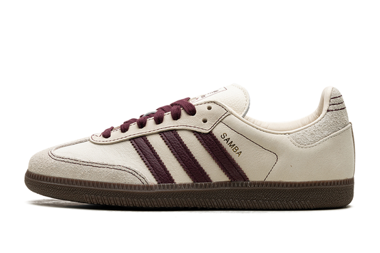 Adidas-Samba OG Wonder White Maroon-StoreGoods