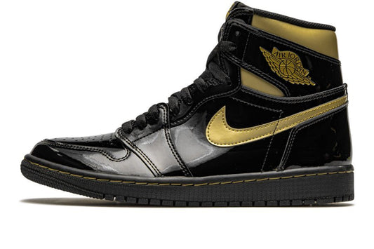 Air Jordan-Air Jordan 1 High Black Metallic Gold-StoreGoods