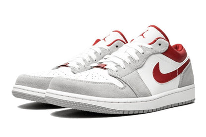 Air Jordan-Air Jordan 1 Low Light Smoke Grey Gym Red-StoreGoods