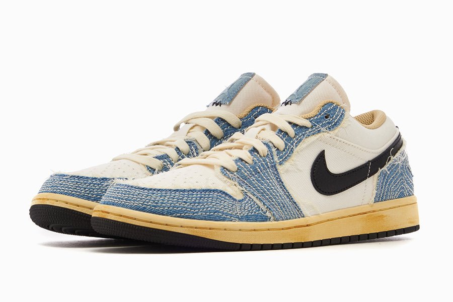 Air Jordan-Air Jordan 1 Low WRMK Sashiko Denim-StoreGoods