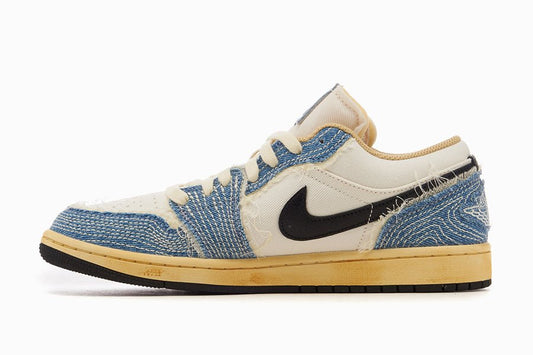Air Jordan-Air Jordan 1 Low WRMK Sashiko Denim-StoreGoods