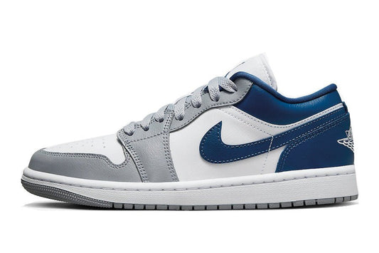 Air Jordan-Air Jordan 1 Low White Grey Blue-StoreGoods