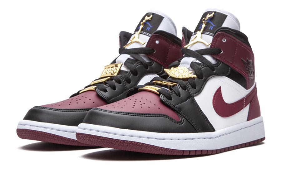 Air Jordan-Air Jordan 1 Mid Black Dark Beetroot-StoreGoods