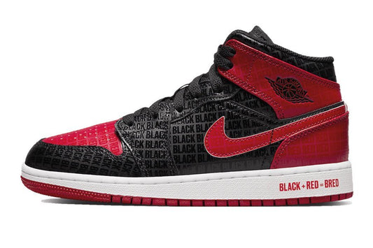 Air Jordan-Air Jordan 1 Mid Bred Text-StoreGoods