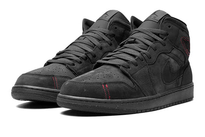 Air Jordan-Air Jordan 1 Mid Craft Grey Red-StoreGoods