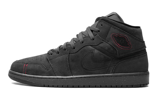Air Jordan-Air Jordan 1 Mid Craft Grey Red-StoreGoods