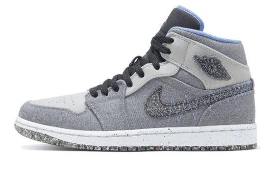 Air Jordan-Air Jordan 1 Mid Crater Grey University Blue-StoreGoods