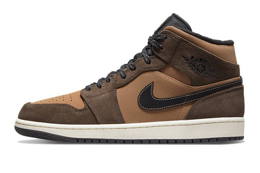 Air Jordan-Air Jordan 1 Mid Earthy Brown-StoreGoods