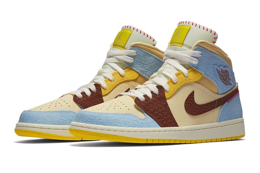 Air Jordan-Air Jordan 1 Mid Fearless Maison Chateau Rouge-StoreGoods