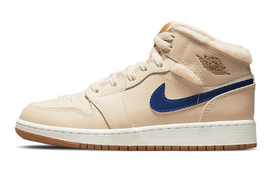 Air Jordan-Air Jordan 1 Mid Fleece Pearl White-StoreGoods