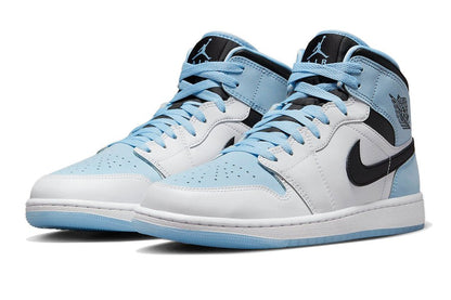 Air Jordan-Air Jordan 1 Mid Ice Blue Black-StoreGoods