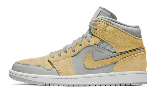 Air Jordan-Air Jordan 1 Mid Mixed Textures Yellow-StoreGoods