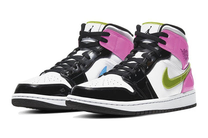 Air Jordan-Air Jordan 1 Mid White Black Cyber Pink-StoreGoods
